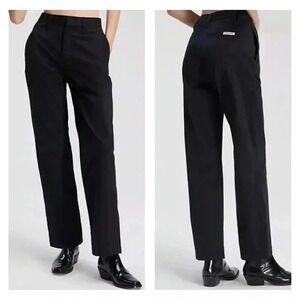 Calvin Klein Straight Stretch Black Chino Pants